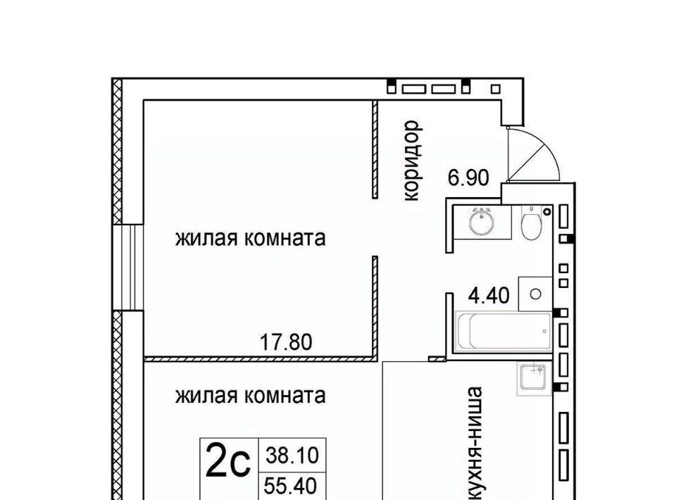 квартира г Новосибирск Речной вокзал ул Загородная фото 1