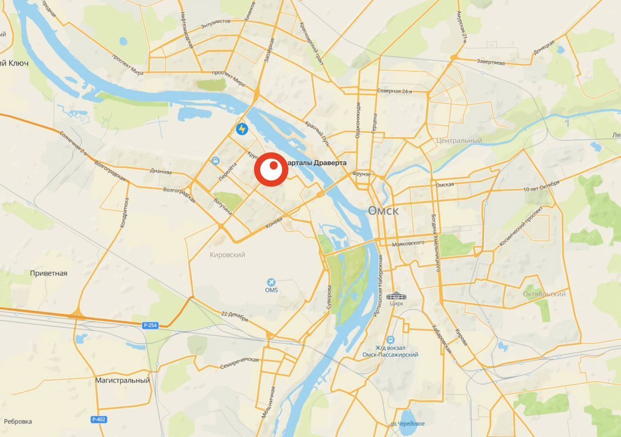 квартира г Омск р-н Кировский ул Крупской 3 Кварталы Драверта Кировский АО фото 4