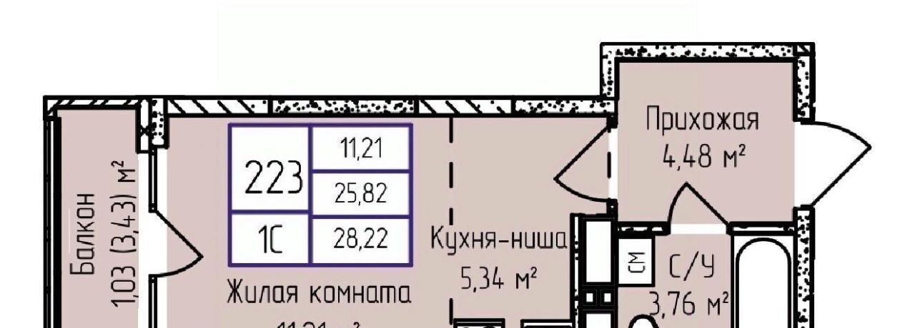квартира г Ижевск р-н Первомайский ул Героя России Ильфата Закирова 20а фото 1