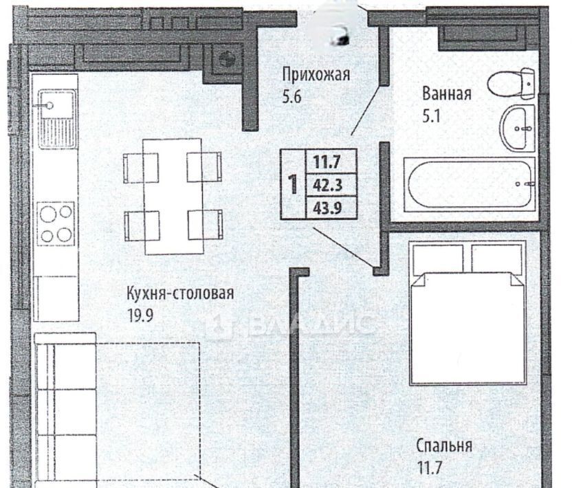 квартира р-н Светлогорский г Светлогорск ул Ольховая 19к/8 фото 5