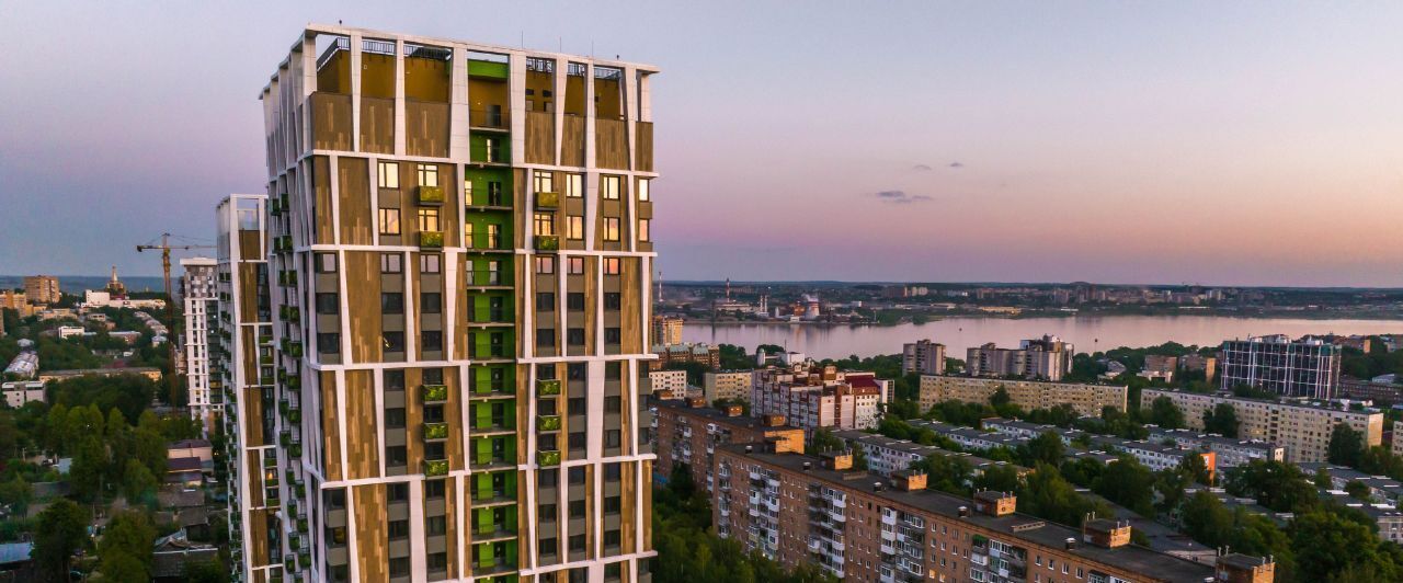 квартира г Ижевск р-н Октябрьский 12-й микрорайон Север ЖК Эко Лайф Весна жилрайон фото 4
