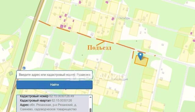 снт Октябрь садоводческое товарищество, Окское с пос фото