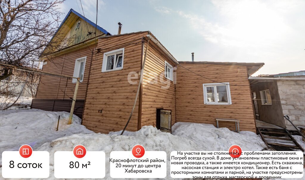 дом г Хабаровск р-н Краснофлотский пер Полины Осипенко фото 4