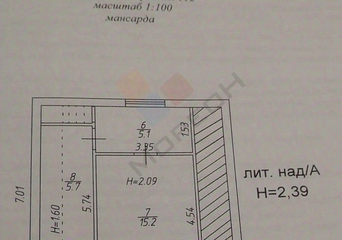 дом г Краснодар р-н Прикубанский снт Авангард ул Виноградная 112 фото 16
