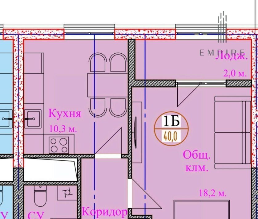 квартира г Грозный р-н Заводской ул. Муслима Г. Гайрбекова, 9 фото 1