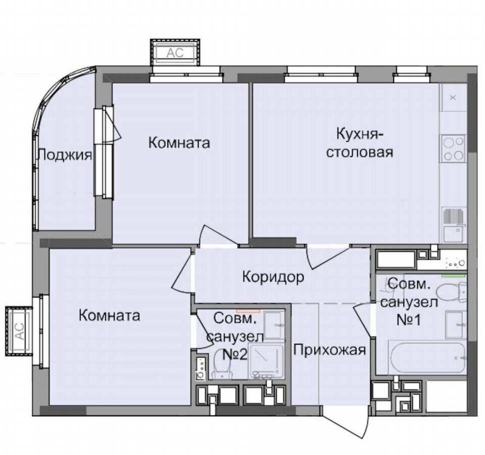 квартира г Ижевск р-н Октябрьский Северо-Западный ул Фруктовая 7 ЖК «Истории» фото 1
