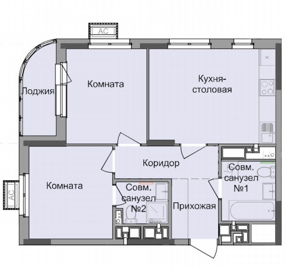 квартира г Ижевск р-н Октябрьский Северо-Западный ул Фруктовая 7 ЖК «Истории» фото 1