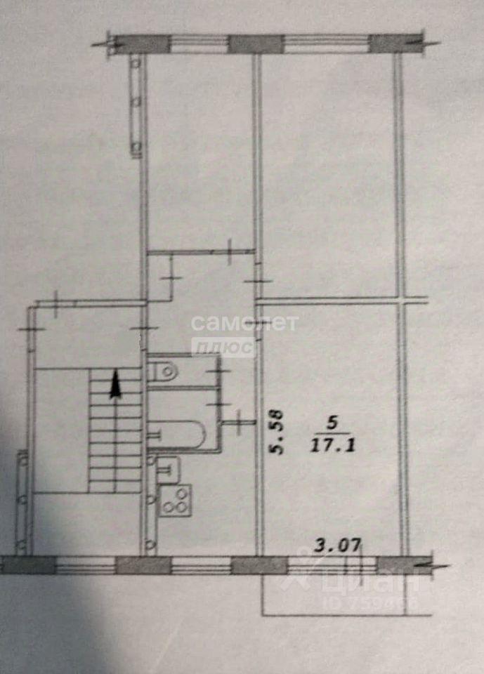 комната г Новосибирск р-н Калининский ул Новая Заря 19 фото 2