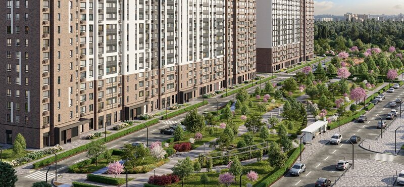 квартира г Видное улица Фруктовые Сады, 1, Битца фото 13
