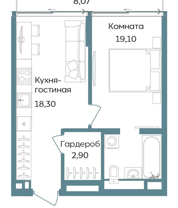 квартира г Саки TEMPO курортный кластер Темпо фото 1