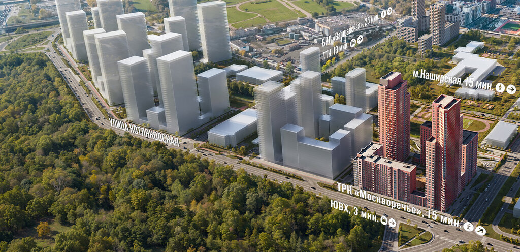 квартира г Москва метро Каширская жилой комплекс Москворечье, 1. 2 фото 2