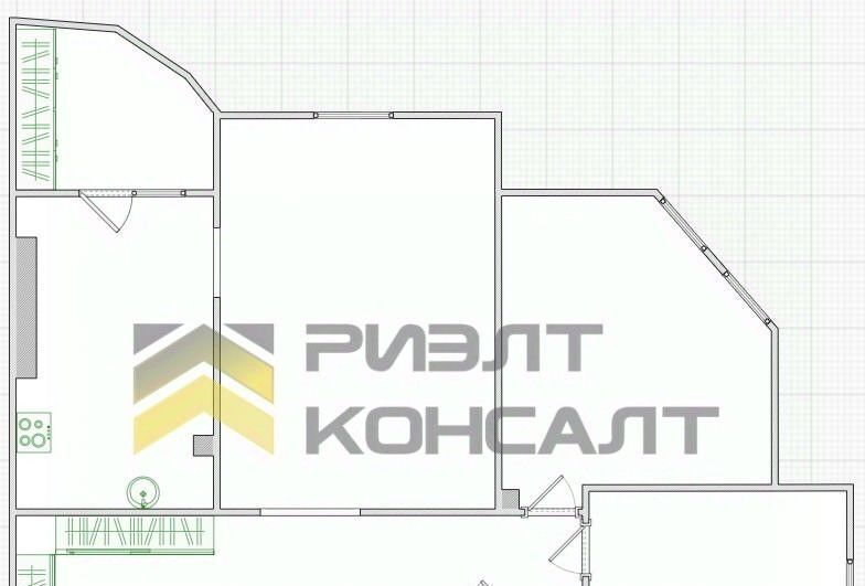 квартира г Омск р-н Советский ул Заозерная 27 фото 4