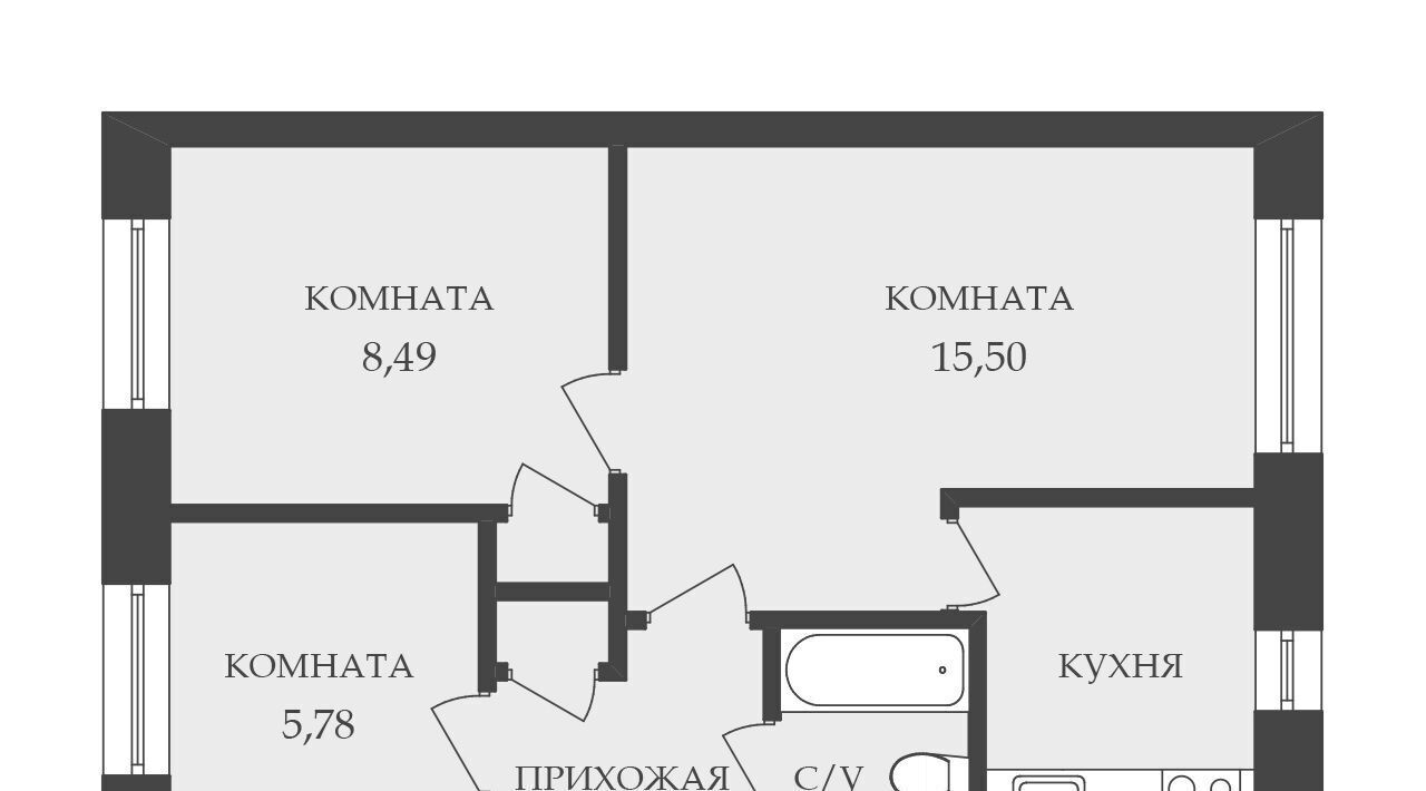 квартира г Санкт-Петербург метро Московская ул Костюшко 42 округ Новоизмайловское фото 13