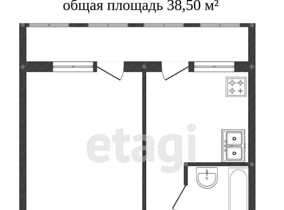 квартира г Кострома мкр Юбилейный 15 фото 2