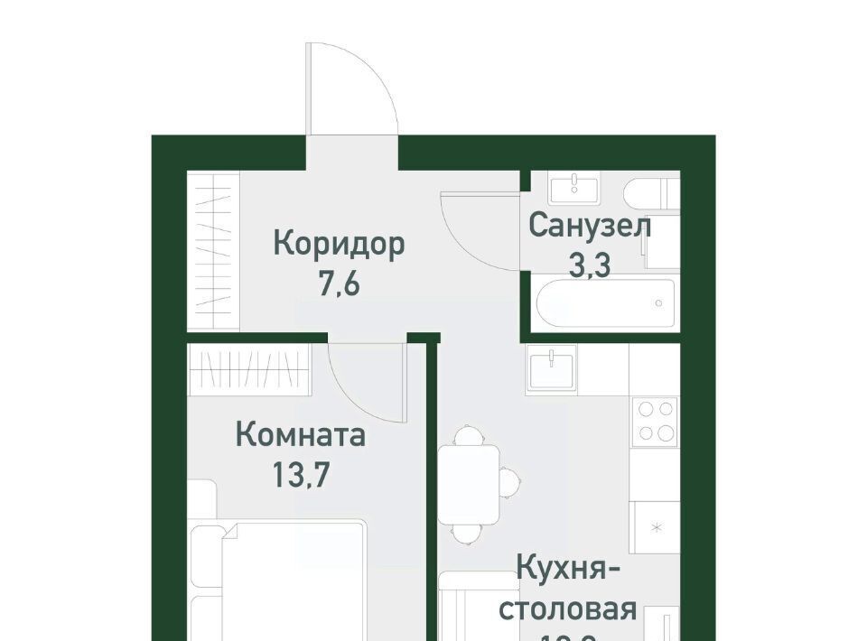 квартира г Екатеринбург Чкаловская Твоя Привилегия жилой комплекс фото 1
