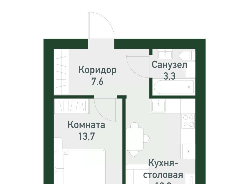 квартира г Екатеринбург Чкаловская Твоя Привилегия жилой комплекс фото 1