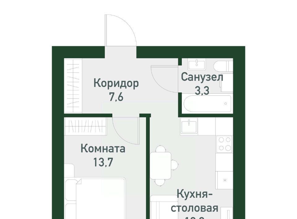 квартира г Екатеринбург Чкаловская Твоя Привилегия жилой комплекс фото 1