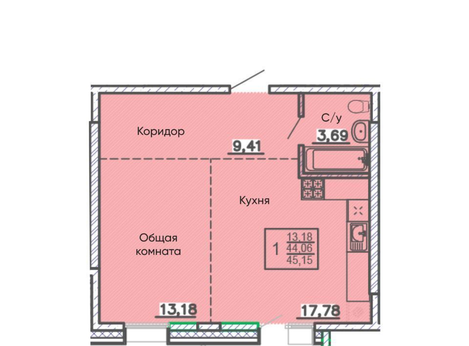 квартира г Улан-Удэ мкр Энергетик р-н Октябрьский фото 1