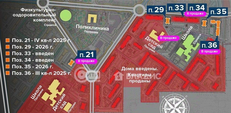 квартира г Воронеж р-н Советский Шилово ЖК «Ласточкино» жилой квартал фото 17