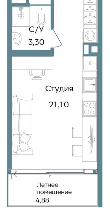 квартира г Саки курортный кластер Темпо фото 1