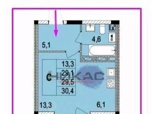 квартира г Ярославль р-н Кировский ул Лисицына 6в фото 2