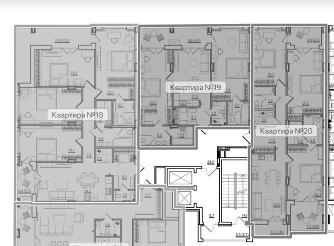 квартира г Калининград р-н Ленинградский ул Молодой гвардии 34 фото 2