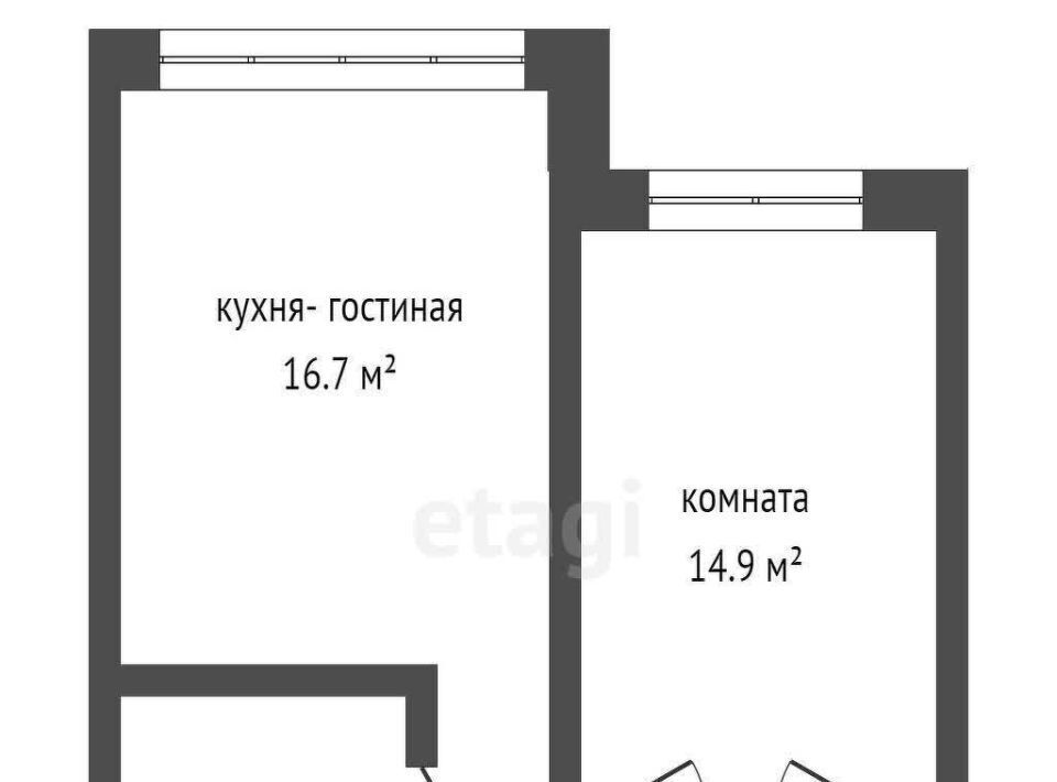 квартира г Кемерово р-н Ленинский пр-кт Ленинградский 44 фото 2