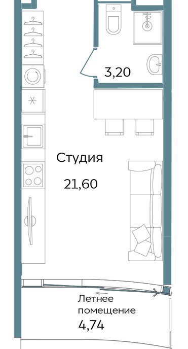 квартира г Саки TEMPO курортный кластер Темпо фото 1