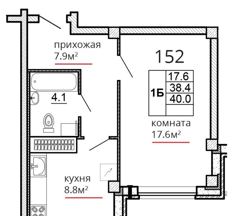 квартира г Псков ул Алексея Алехина 14 фото 1