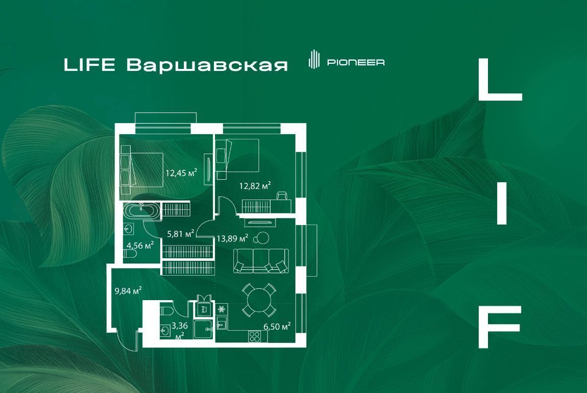 квартира г Москва метро Варшавская ЖК Лайф Варшавская 6 фото 1
