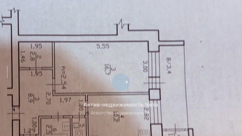 квартира г Чита р-н Ингодинский ул Боровая 11 фото 15