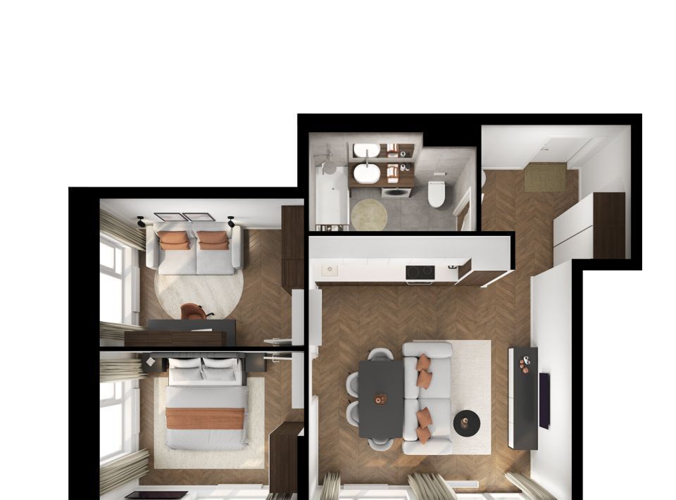 квартира г Улан-Удэ р-н Советский ул Советская 6/2 фото 2