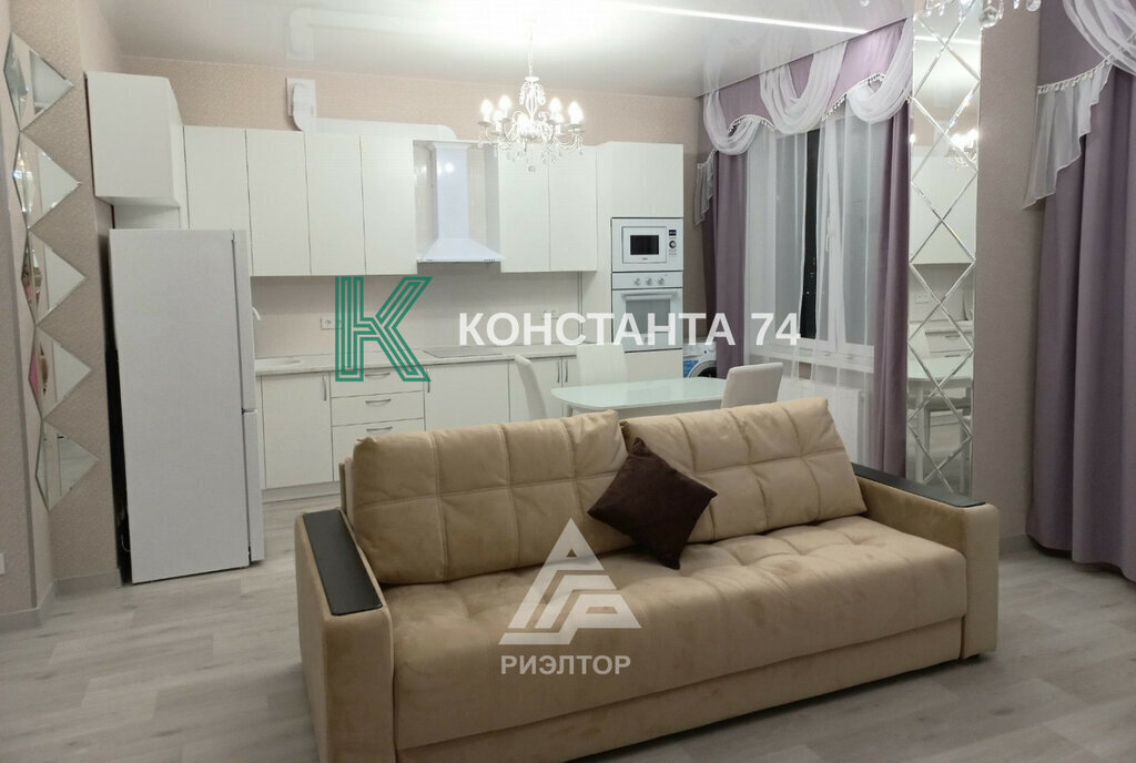 квартира г Челябинск р-н Центральный ул Героя России Яковлева А.В. 17 ЖК «Манхэттен» фото 2