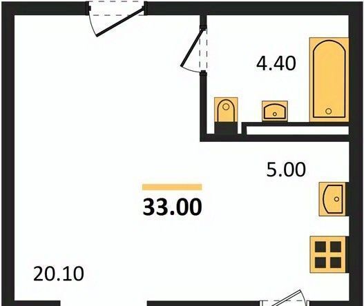 квартира г Евпатория пр-кт им.В.И.Ленина 66 ЖК «ЦентрПарк» фото 5