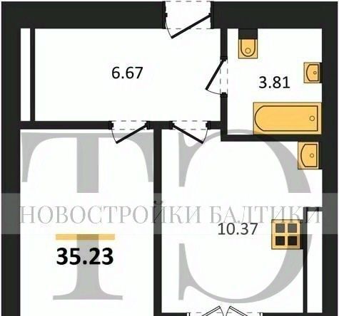 квартира г Калининград р-н Ленинградский ул Героя России Катериничева фото 1