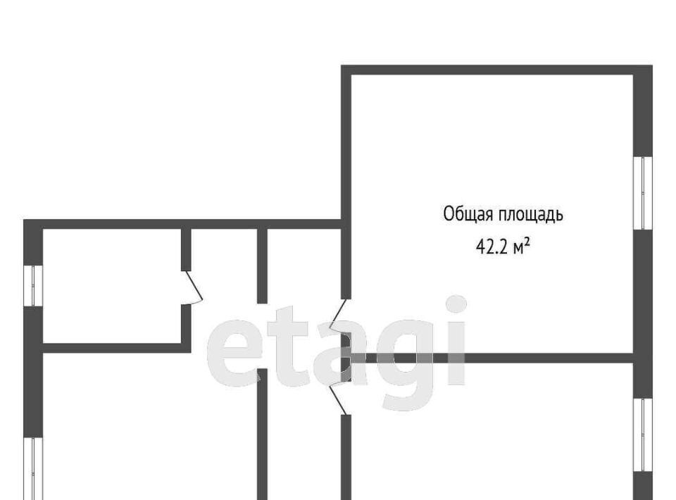 квартира р-н Дятьковский г Дятьково ул Базарная 18 фото 2