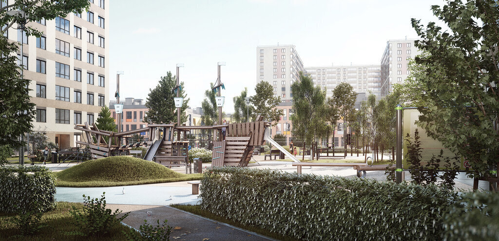 квартира г Санкт-Петербург п Парголово ЖК Parkolovo метро Проспект Просвещения ул Михайловская 6 дорога фото 11