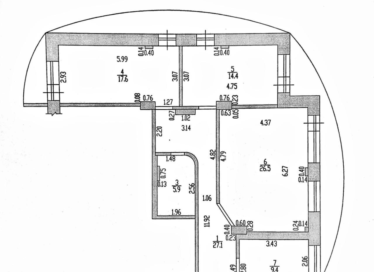 квартира г Барнаул р-н Индустриальный ул Малахова 119 фото 47