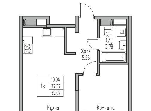 квартира г Санкт-Петербург ул Ивинская 1к/4 ЖК «Юнтолово» Беговая фото 2