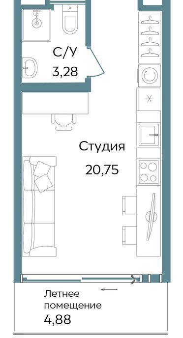 квартира г Саки TEMPO курортный кластер Темпо фото 1
