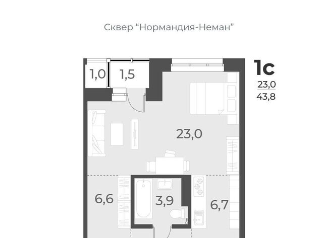 р-н Заельцовский Заельцовская ул Аэропорт 49/1 ЖК Нормандия-Неман фото