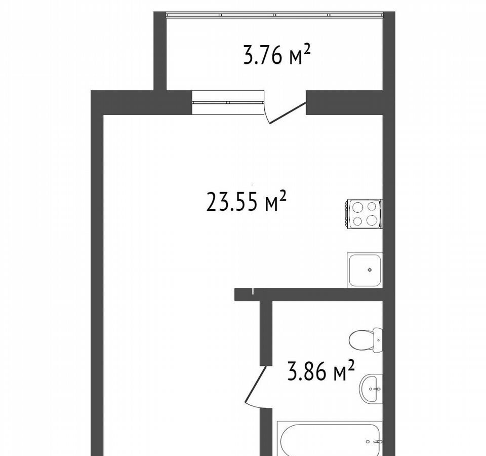 квартира г Тобольск 15-й мкр-н, 33 фото 22