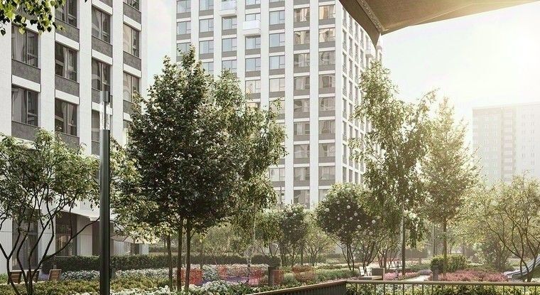 квартира г Омск р-н Кировский Кварталы Драверта Кировский АО фото 11