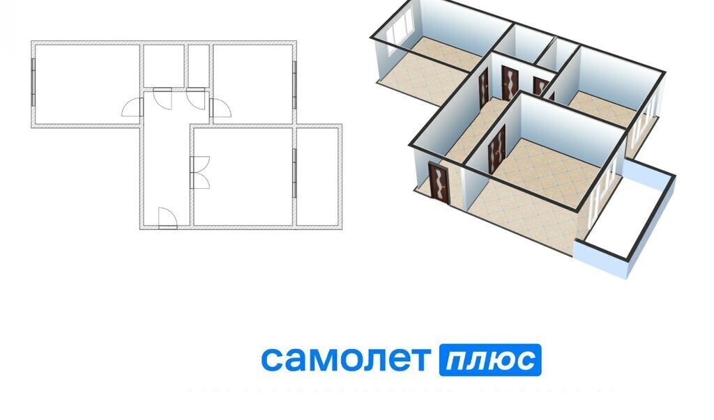квартира г Прокопьевск р-н Рудничный ул Обручева 59 фото 3