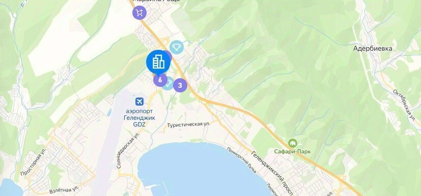 квартира г Геленджик Северный ул. Маршала Жукова, 2к 1 фото 8