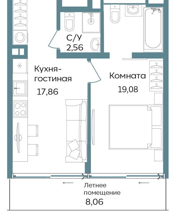 квартира г Саки курортный кластер Темпо фото 1