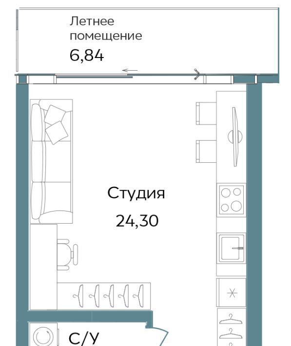 квартира г Саки ул Морская фото 1