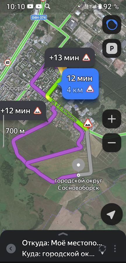 земля г Сосновоборск мкр-н 12А фото 3