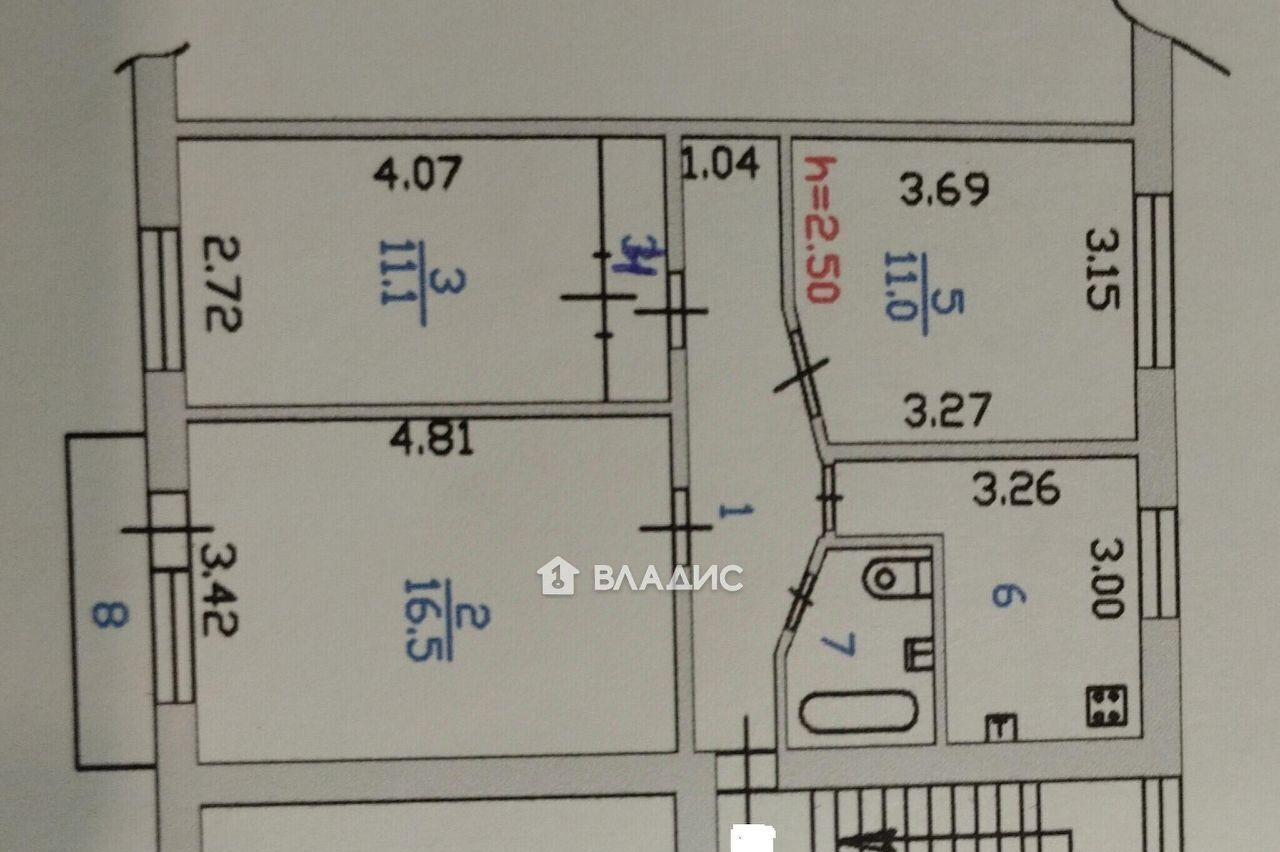 квартира г Пенза р-н Октябрьский ул Ульяновская 42 фото 2
