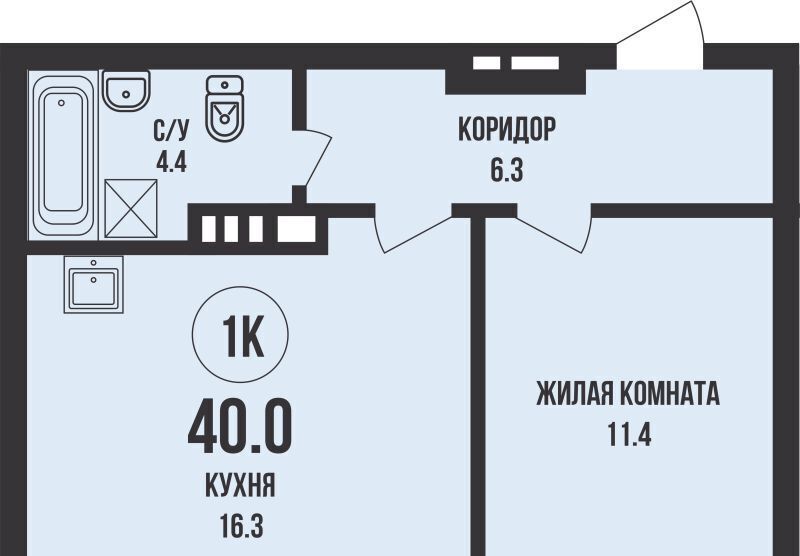 квартира г Новосибирск Заельцовская ул имени генерал-майора Рожкина А.Н. 10 фото 1